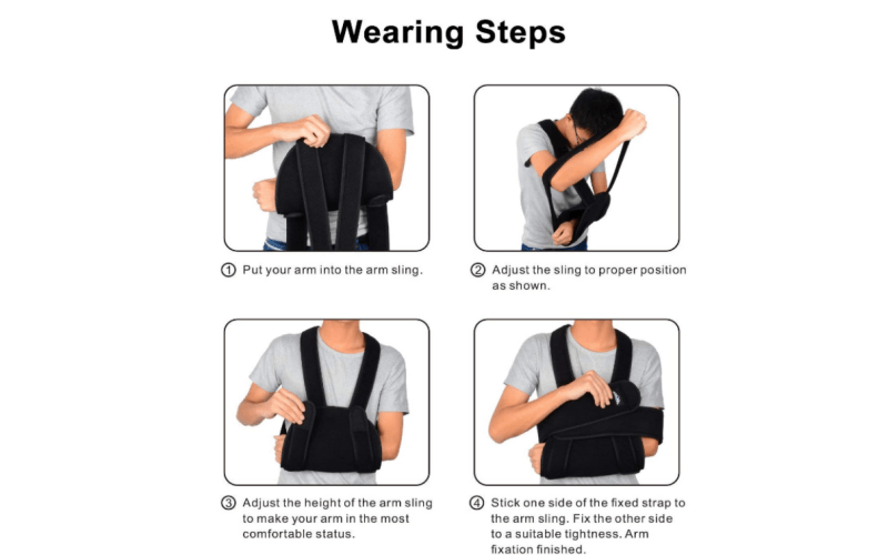 Breathable Orthopedic Medical Arm sling Shoulder Immobilizer For Hospital Disabled