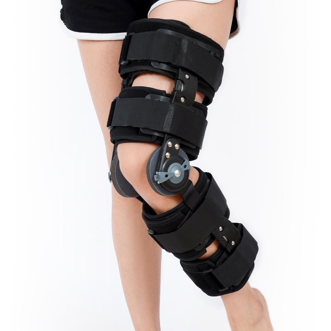 Hinged ROM Knee Brace Orthotics Leg Brace