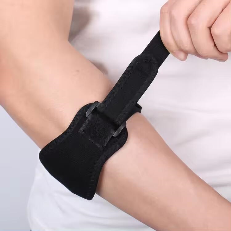 Adjustable Golf Tennis Bike Neoprene Elbow Support Protect Brace With Compression Pad