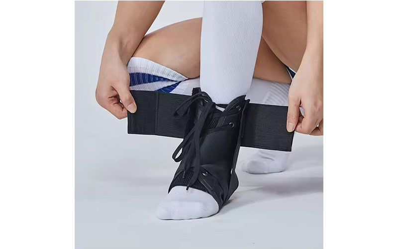 Lace Up Adjustable Ankle Brace Support for Sports Injury Recovery Sprain Ankle Wrap for all people