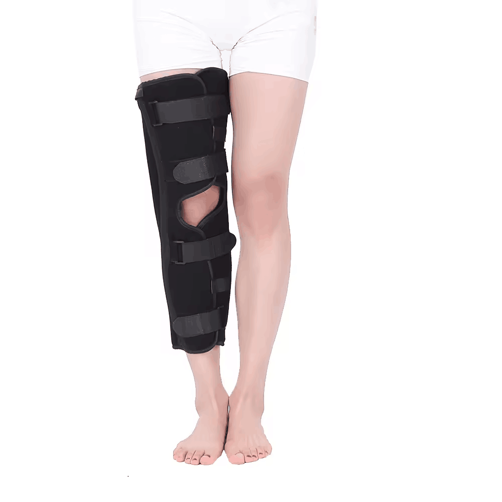 Neoprene Support of The Hinge Knee Brace Open patella Stabilizers for Protection Leg Brace