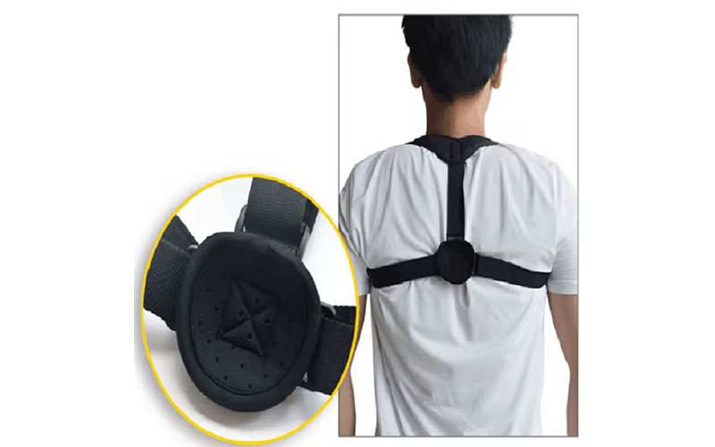 Adjustable Comfortable Upper Back Brace Clavicle Support Posture Corrector for Spinal Alignment