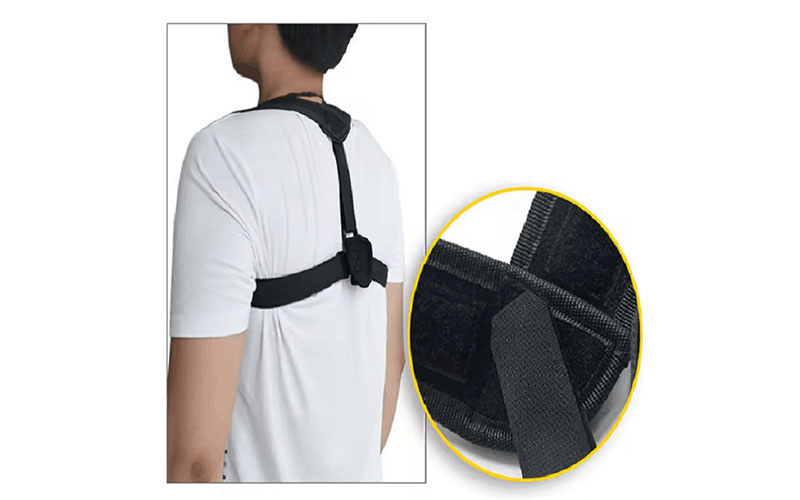 Adjustable Comfortable Upper Back Brace Clavicle Support Posture Corrector for Spinal Alignment