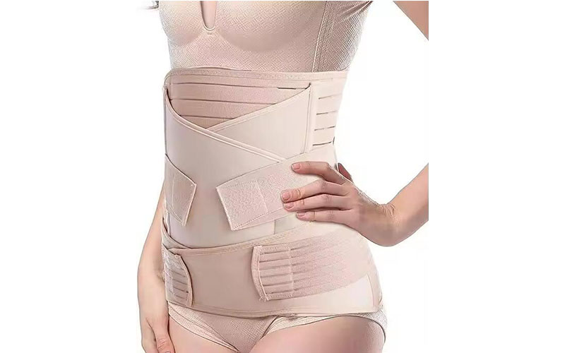 3 in 1 postpartum girdle support recovery pelvic belt waist belly band c section shapewear