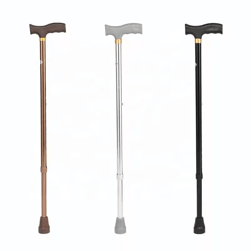 Custom Portable Height Adjustable Walking Stick Aluminum Cane For The Elderly