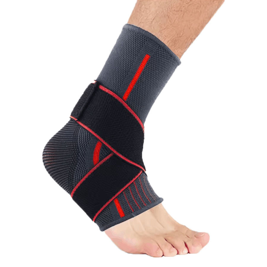 Elastic Nylon Compression Sleeves Foot Orthosis Stabilizer Ankle Support Brace